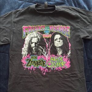 Gildan Black Freaks Parade Tour T-Shirt